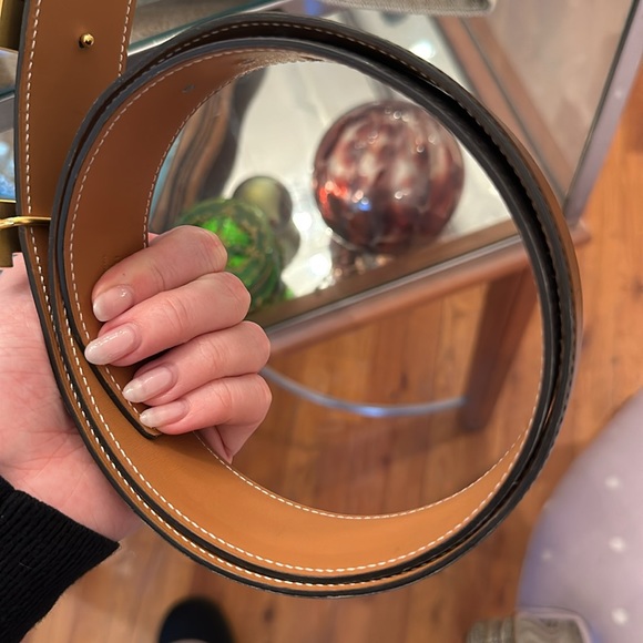 HERMES worn twice H belt buckle & Reversible leather strap 34 mm - Picture 6 of 8